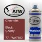 Preview: Chevrolet, Black Cherry, 77 / WA7562: 400ml Sprühdose, von ATW Autoteile West.